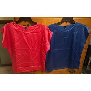 Bundle of 2 Medium Satin Tops~Brand New!!‎ (M1)